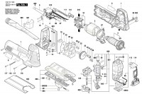 Bosch 3 601 E17 000 Gst 160 Ce Orbital Jigsaw 230 V / Eu Spare Parts